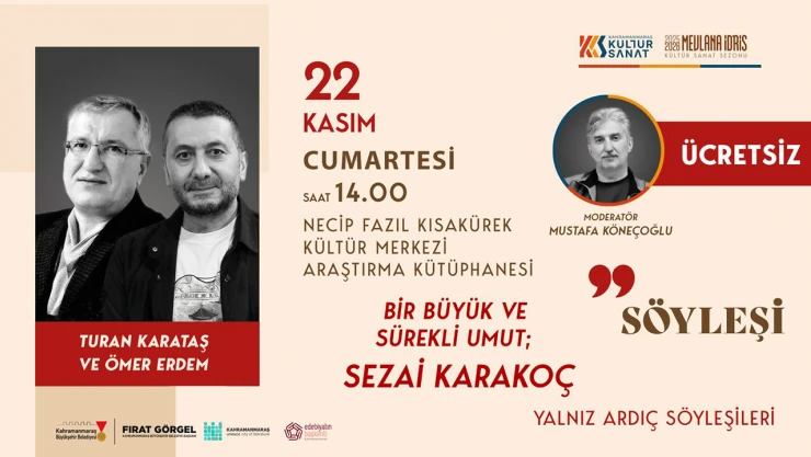 Diriliş Şairi Sezai Karakoç'un hayatı yeniden anlatılacak