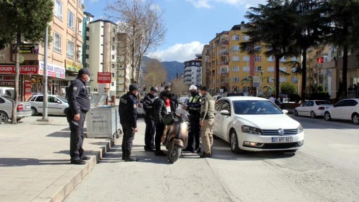 Drone destekli asayiş uygulaması yapıldı