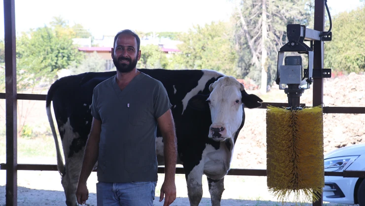 e-Devlet Kapısı'ndan gönderdiği başvuru teknisyeni süt çiftliği sahibi yaptı