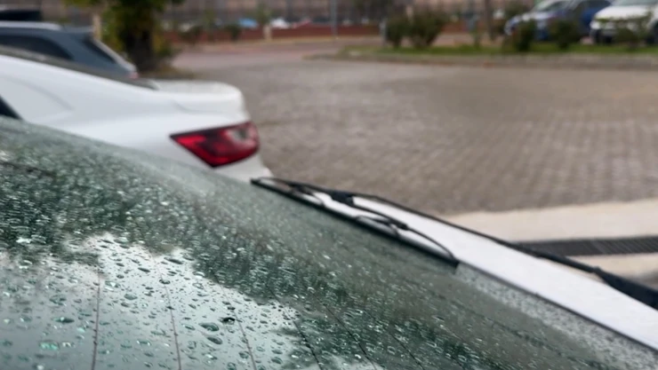 Edirne'de sağanak serinletti