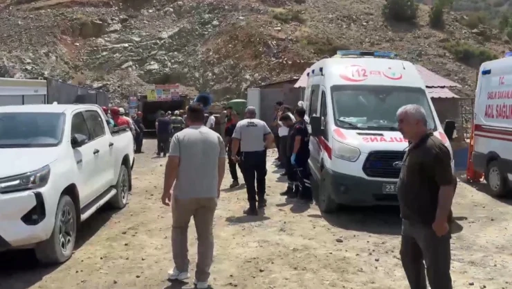 Elazığ'da maden ocağında göçük meydana geldi