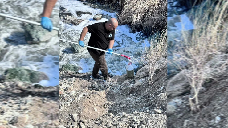 Elbistan doğan Ceyhan Nehri'ndeki kirliliğe 10 milyon lira ceza