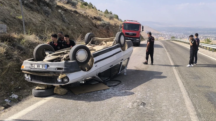 Elbistan karayolunda kaza! 1 ölü, 1 yaralı