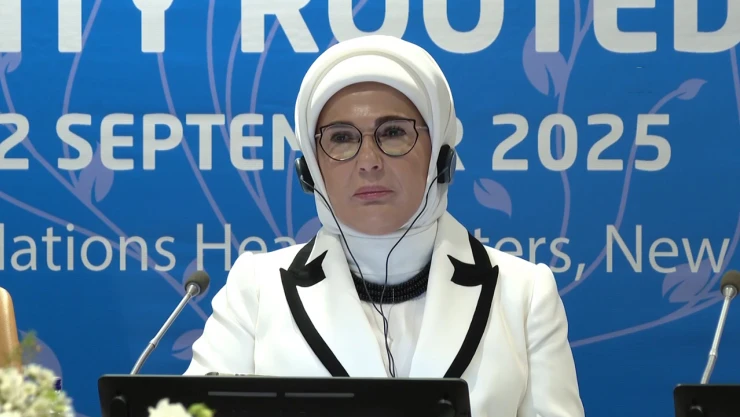 Emine Erdoğan, BM'de Aileden Başlayan Küresel Dayanışma etkinliğine katıldı
