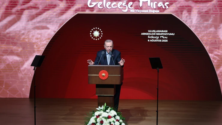 Erdoğan, 'Arkeoloji alanında çok zengin, çok köklü bir mirasın sahibiyiz'