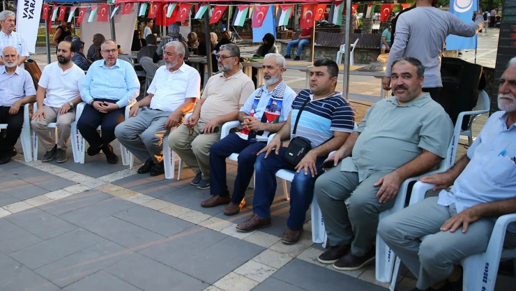 Filistin'e destek için çadır nöbeti