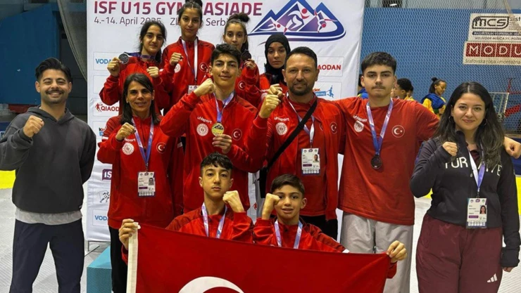 Genç sporcular Türkiye'ye 64 madalya ile döndüler