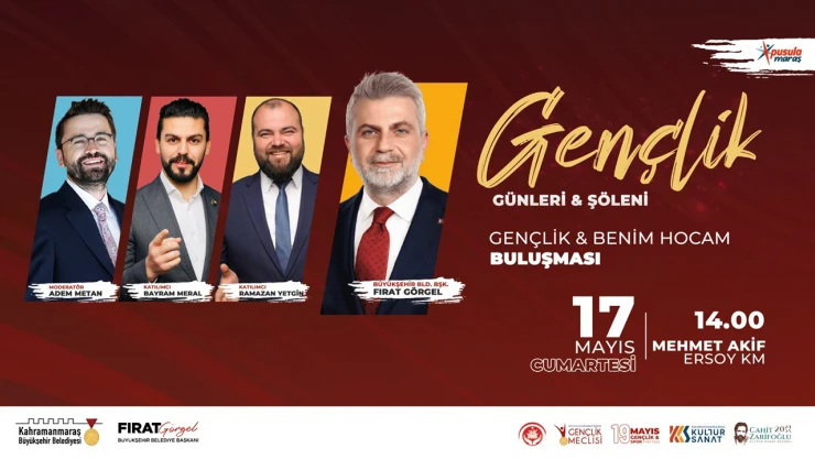 Gençlik Günleri, 17 Mayıs'ta özel bir programla Kahramanmaraş'ta başlıyor