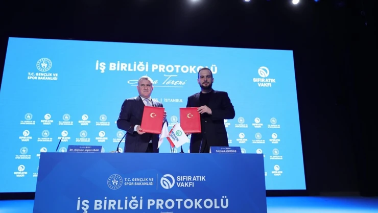 Gençlik ve Spor Bakanlığı ile Sıfır Atık Vakfı arasında işbirliği