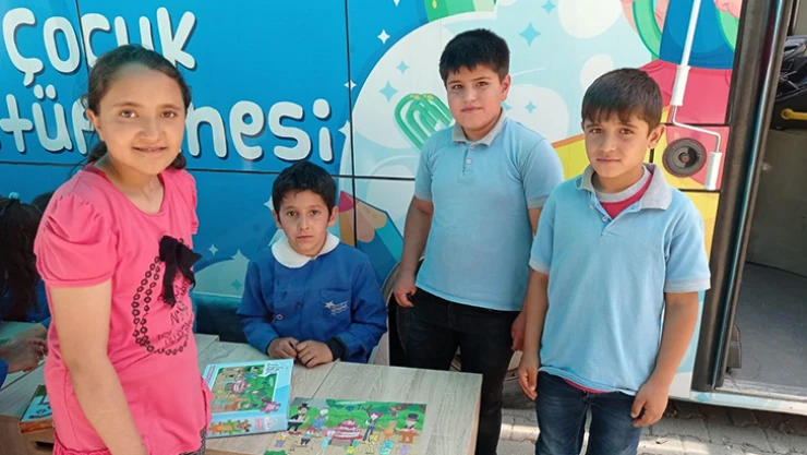 Gezici Kütüphaneden çocuklar için doyasıya etkinlik