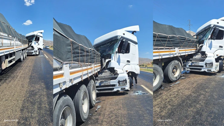 Göksun-Kayseri karayolunda TIR kazası! 1 yaralı