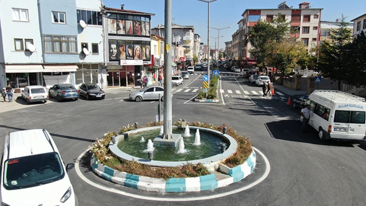 Göksun'un en işlek bulvarı baştan sona yenilendi