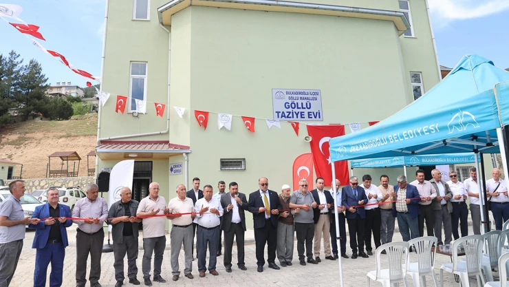 Göllü Mahallesi'nde cami ve sosyal tesis dualarla hizmete açıldı
