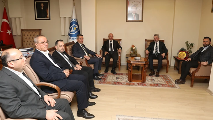 Görgel ve ekibinden Rektör Bakan'a hayırlı olsun ziyareti