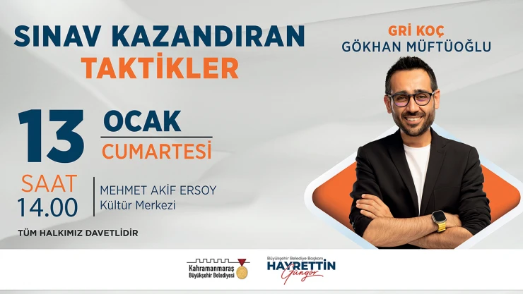 Gri Koç, Kahramanmaraş'ta gençlerle buluşuyor