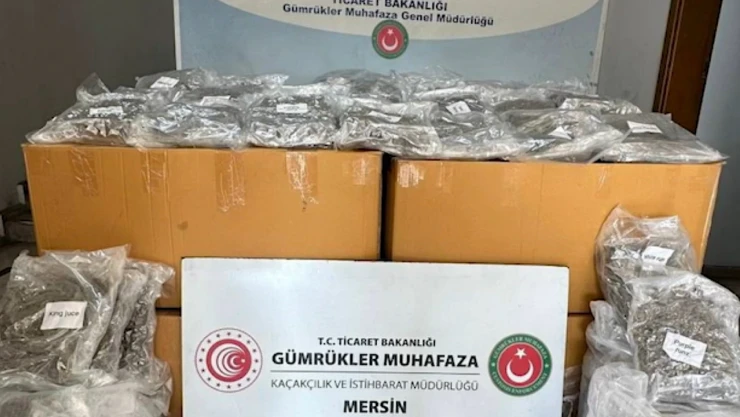 Gümrük Muhafaza ekipleri bir haftada yaklaşık 1,4 ton uyuşturucu ele geçirdi