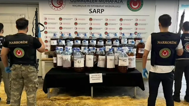 Gümrük muhafaza ekiplerinde uyuşturucu operasyon
