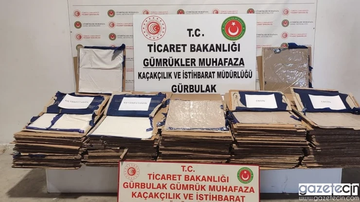Gümrük muhafaza ekiplerinden büyük uyuşturucu operasyonu