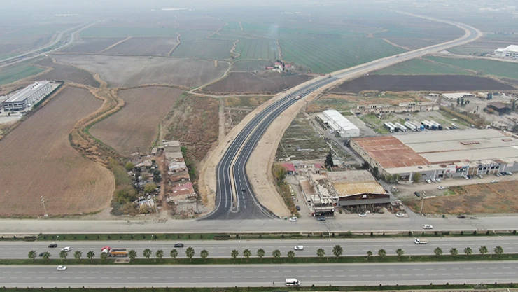 Güney bağlantı yolu ulaşıma hazır