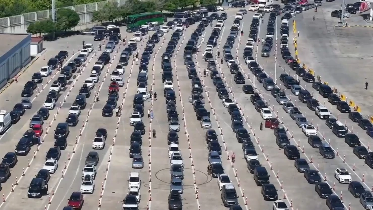 Gurbetçiler bir günde 62 bin 263 yolcu girişiyle rekor kırıldı