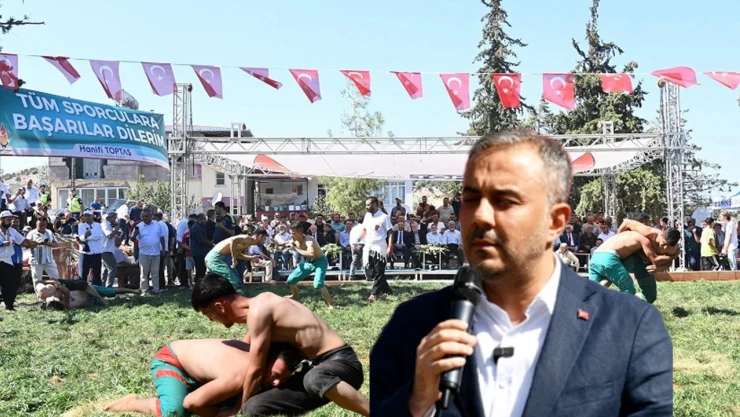Güreşçiler, Uluslararası Hartlap Karakucak Güreş Festivali er meydanında