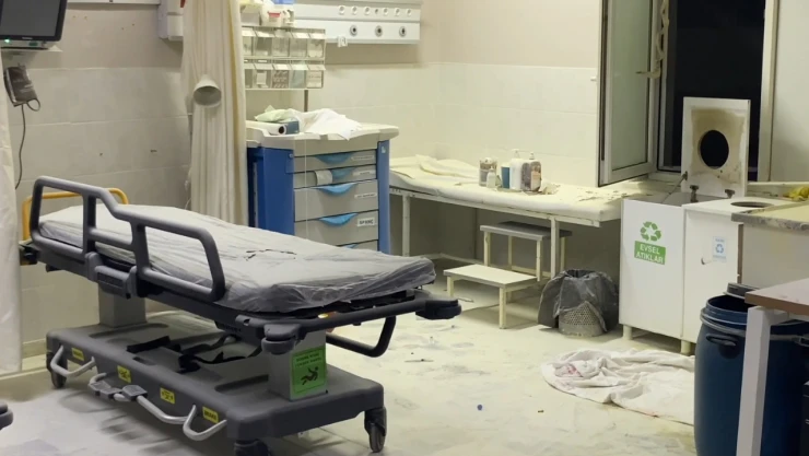 Hastane acil servisindeki patlama