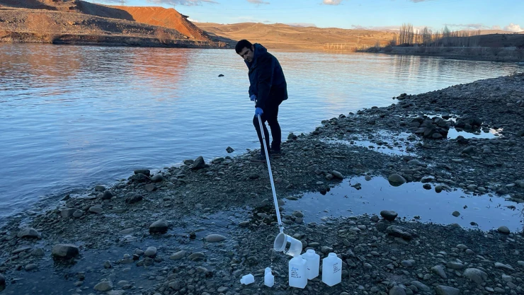 Her gün 9 ayrı noktadan numuneler alınıyor