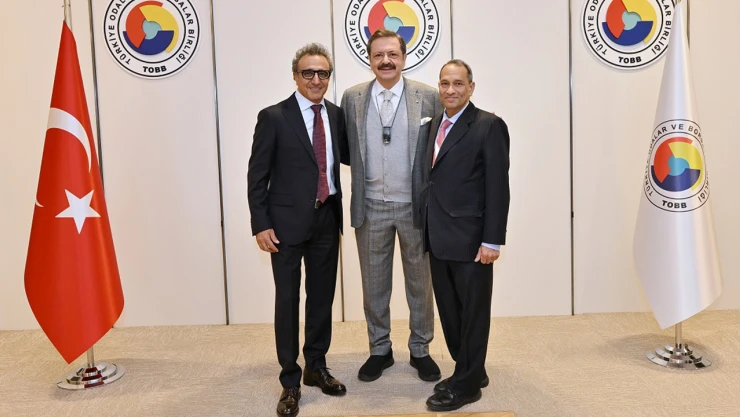 Hisarcıklıoğlu, ABD'li yatırımcılarla TOBB'da buluştu