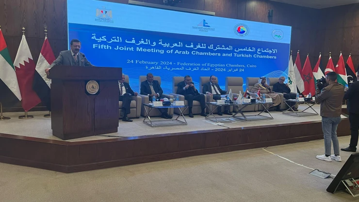 Hisarcıklıoğlu, Türk-Arap Ticaret Odası Yönetim Kurulu toplantısına katıldı