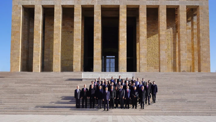 İhracat ailesi Anıtkabir'i ziyaret etti