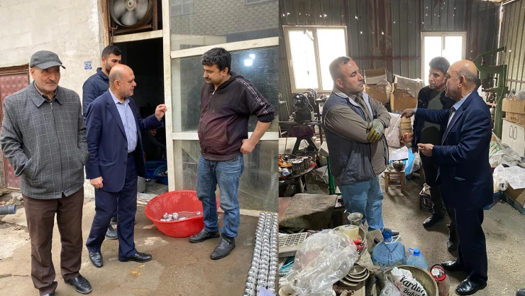 İsmail Binici'den esnafa seçim öncesi yoğun ziyaret turu