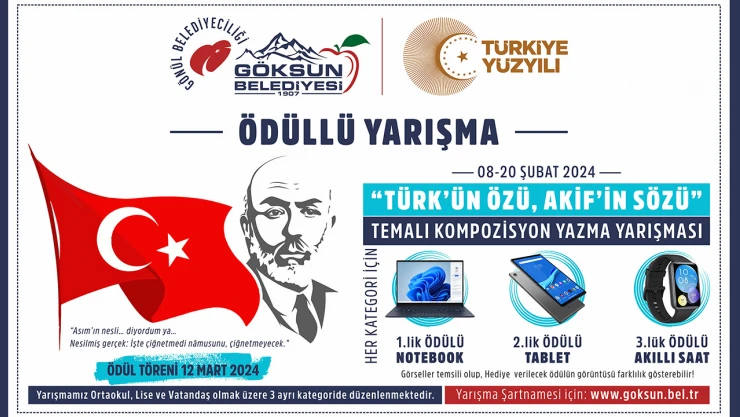 İstiklal Marşı'nın kabulünün 103. Yılına özel yarışma