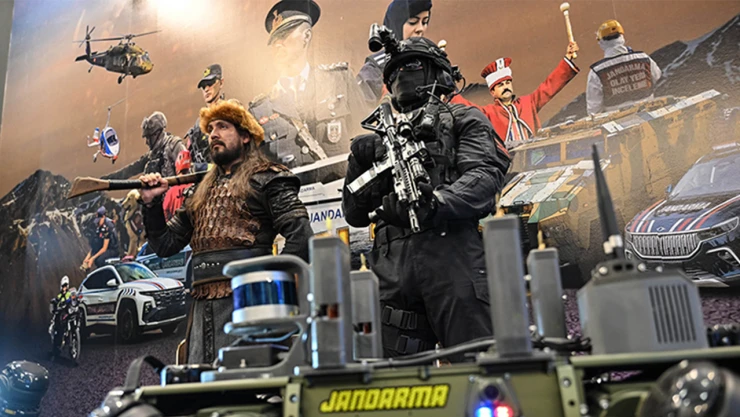 Jandarma Genel Komutanlığı, sahada kullandığı teknolojilerle IDEF 2025'te