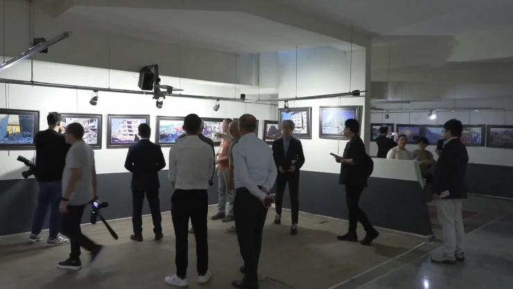 Japon akademisyenler, Deprem Müzesi'ni gezdi