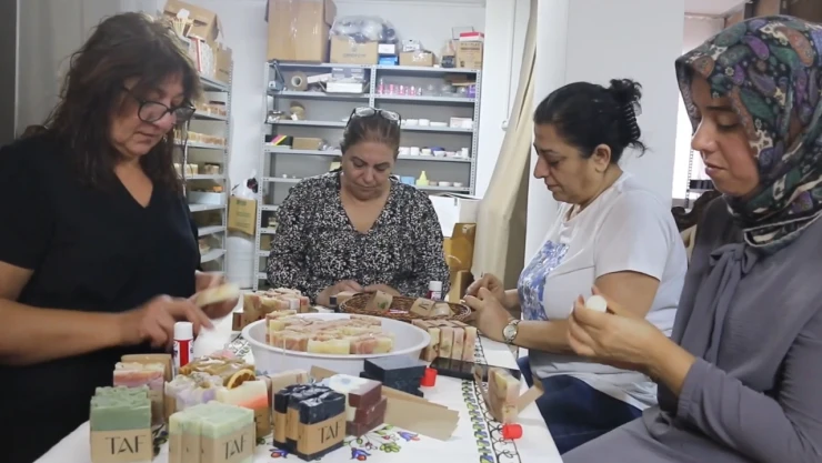 Kadın kooperatifleri sabun üretimiyle 25 kadına istihdam sağladı