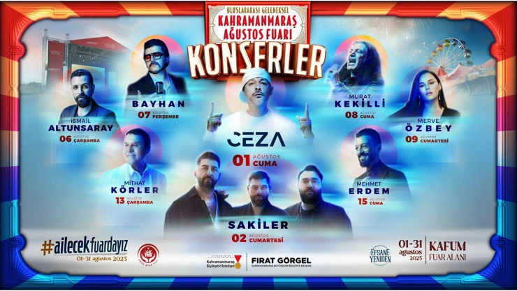 Kahramanmaraş 7'den 70'e ailecek bu fuarda olacak