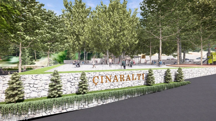 Kahramanmaraş'a yeni sosyal mekân! Çınaraltı