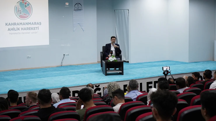 Kahramanmaraş Ahilik Hareketi Derneği, Ünal Ünaldı'yı gençlerle buluşturdu