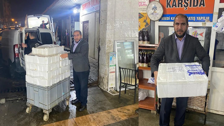 Kahramanmaraş Balıkçılar Derneği'nden anlamlı destek