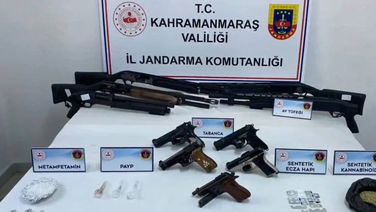 Kahramanmaraş dahil 8 ilde 9 ayrı suç örgütü çökertildi