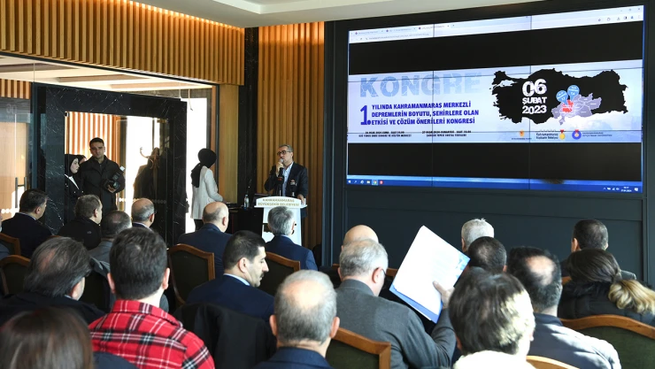 Kahramanmaraş depremleri kongresi tamamlandı