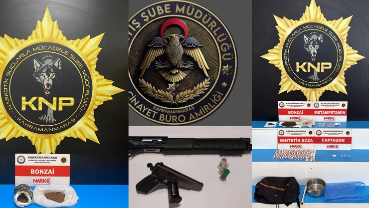 Kahramanmaraş Emniyeti son bir haftada 83 şahsı gözaltına aldı