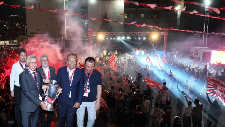 Kahramanmaraş'ı şampiyonluk coşkusu sardı