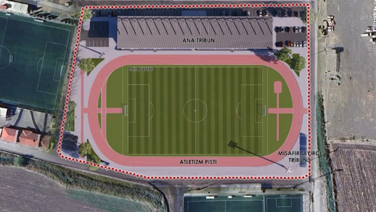 Kahramanmaraş'ın 4 bin kişilik yeni stadyumu yeni sezona hazırlanıyor