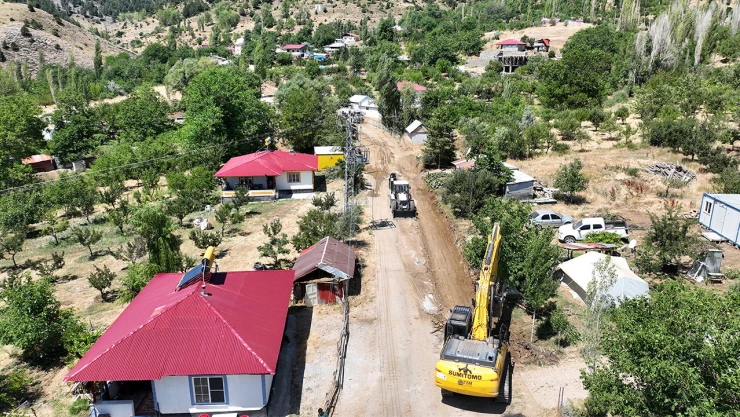 Kahramanmaraş'ın Göksun ilçesinde ulaşım konforu arttırılıyor