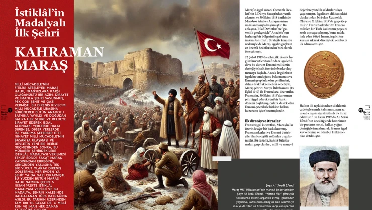 Kahramanmaraş'ın İstiklal Madalyası tarihe altın harflerle yazıldı