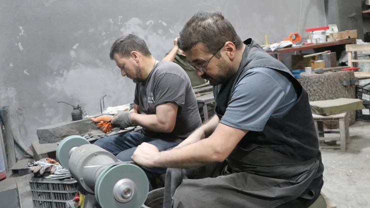 Kahramanmaraş'ın tescilli bıçakları Kurban Bayramı'na hazır