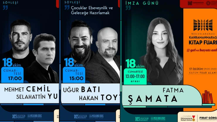 Kahramanmaraş Kitap Fuarı'nda birbirinden değerli yer alacak