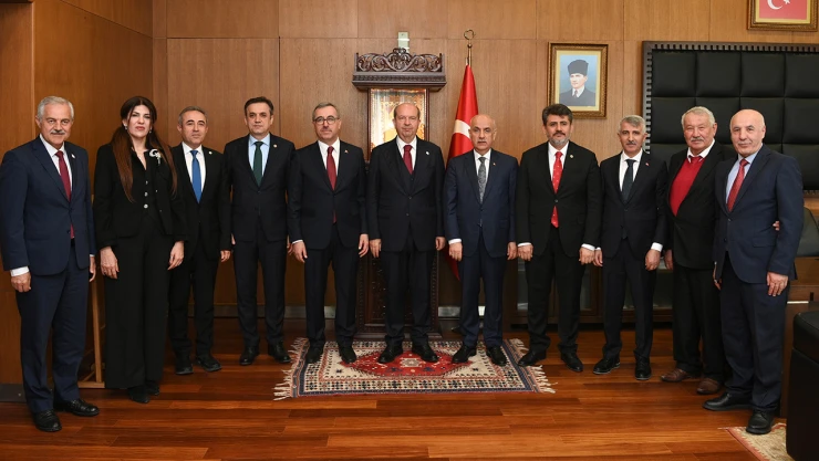 Kahramanmaraş,  KKTC Cumhurbaşkanı Tatar'ı ağırladı