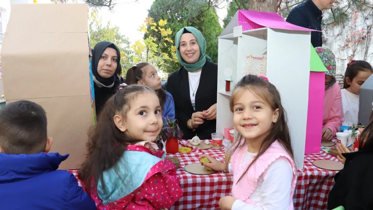 Kahramanmaraş Şehit Fatih Kök Anaokulu'nda Aile Yılına özel eğitim etkinliği